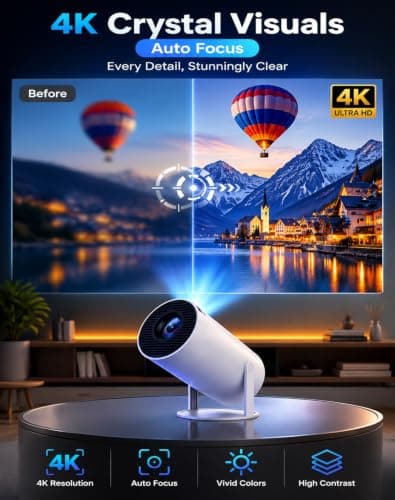 Denvoro Mini Portable Projector — view 2
