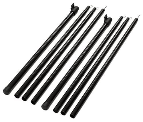 Adtrek 2 x 180-220cm Adjustable Universal Telescopic Tent Poles Awning Camping — view 4