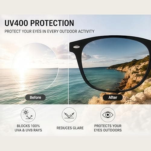 SDXCJY 4 Pairs Sunglasses for Women Retro Vintage Square Frame Ladies Sun Glasses UV400 Protection Trendy Shades (4 Pack) — view 4