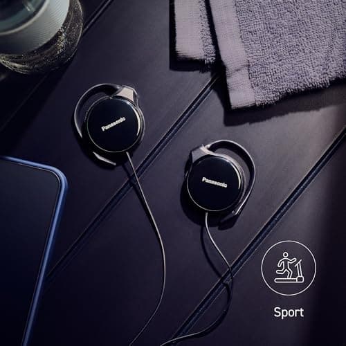 Panasonic RP-HS46E-K Slim Clip on Earphone - Black — view 4