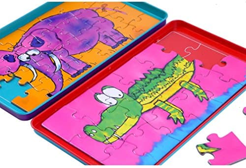 The Purple Cow PC078 Magnetic Travel Game, Mini Puzzles — view 2