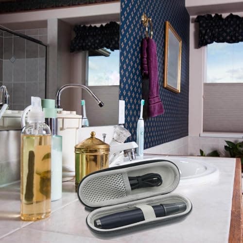 Fazvncv Hard Travel Carrying Case Storage Bags Soft Lining for Nose Hair Trimmers Protectors Box — view 3