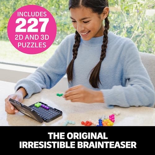 Learning Resources Kanoodle 3D Brain Teaser Puzzle, Travel Game for Adults and Kids Ages 7 8 9 10+, Gift for Boys and Girls, Featuring over 200 Challenges — view 3