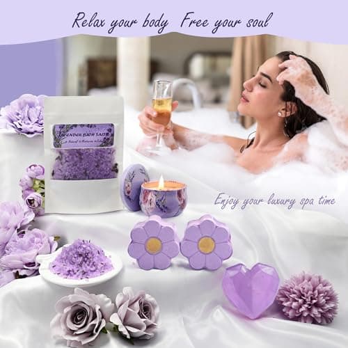 Lavender Pamper Gift Set for Women Mum Teacher Wife Best Friend Sister — view 4