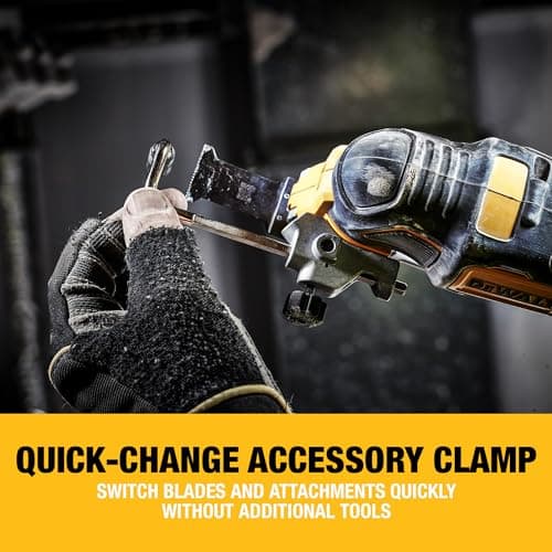 DEWALT 18V XR Brushless Oscillating Multi-Tool, Tool Only, DCS355N-XJ — view 4