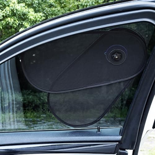 Car Side Window Sun Shade Adjustable Side Window Parasols Strong Suction Protection Privacy Shield for Vehicle Drivers Outdoor Family Truck Travel Kids Road Trip — view 3