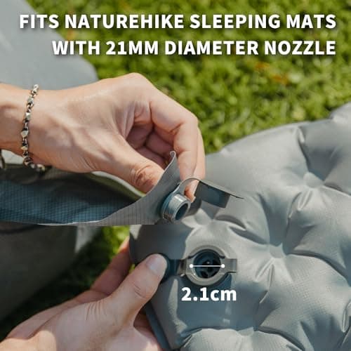 Naturehike Pump Sack Roll Top Compression Pump Bag for Sleeping Mats, Portable Pump Sack for Camping Mats, Sleeping Pad, Inflatable Air Mattress — view 3