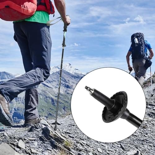 6Pcs Useful Trekking Pole Snow Basket Durable Portable Snow Basket Trekking Pole Replacement Accessory Walking Pole Mud Baskets for Hiking Walking Stick — view 5