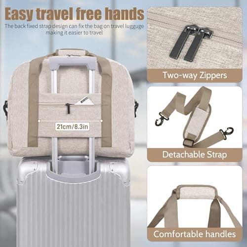 FIORETTO Cabin Bag 45x36x20, 32L Beige — view 6
