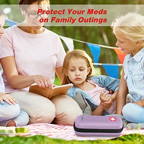 MEDMAX EpiPen Medical Carrying Case, Hard Shell EVA Travel Organiser Bag — view 6