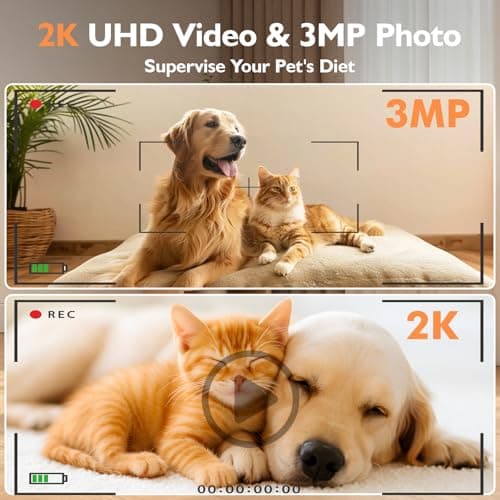 PETLIV Automatic Cat Feeder with 2K HD Night Vision Camera — view 4