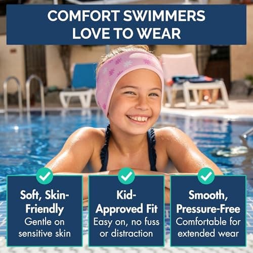 Limmys Swimming Headband for Kids and Adults – Non-Slip Neoprene Ear Band — view 4
