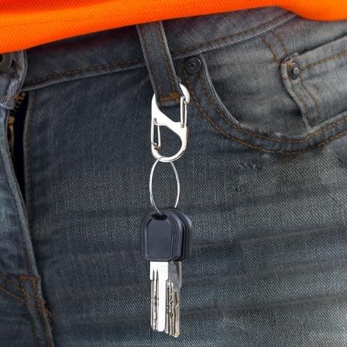 6 Pack Zipper Locks with Carabiner Clip - Small Lock for Luggage and Backpacks, Theft Deterrent Travel Locks, Zipper Clips Anti Theft, Bag Lock for Traveling Bags and Handbags — view 4