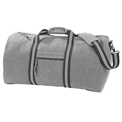 Quadra Vintage Canvas Holdall Duffle Bag - 45 litres (One Size) (Vintage Military Green) — view 3