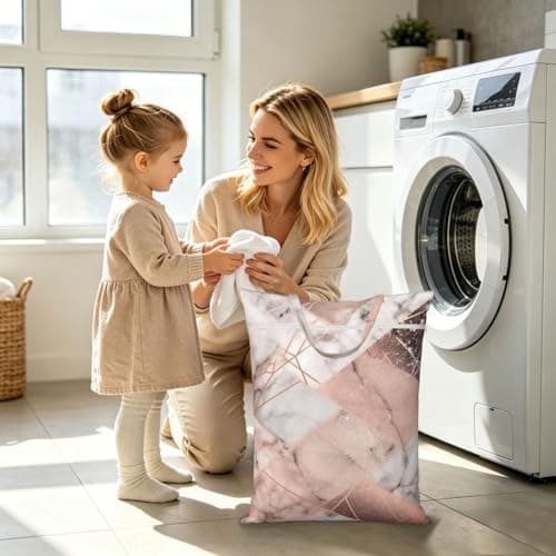 Gold Marble Travel Laundry Bag With Handle, 1 Pc Large Waterproof Dirty Clothes Bags With Zipper, Foldable Swimsuit Workout Bag Washable Wet Clothes Storage Organizer For Dorm — view 6