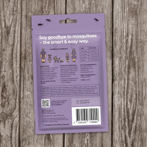 BugBoss Mosquito Repellent Patches for Babies & Toddlers, Monsters, 60 Pcs — view 2
