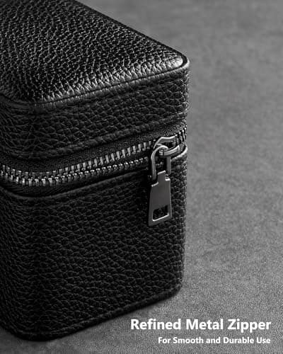 ProCase Single Watch Travel Case for Men, Portable Watch Holder -Black — view 5