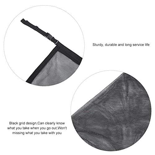 Gucagle Black Oxford Cloth Car Roof Back Storage Bag Multifunction Expandable Travel Organizer for Outdoor Camping Road Trips Durable Lightweight — view 3