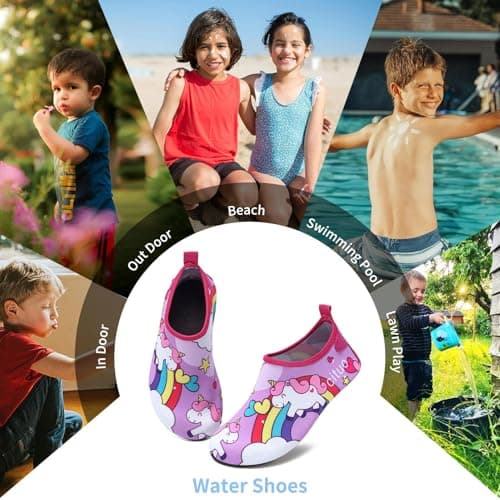 Water Shoes Kids Beach Shoes Kids Boys Girls Quick Dry for Swimming Pools — view 2