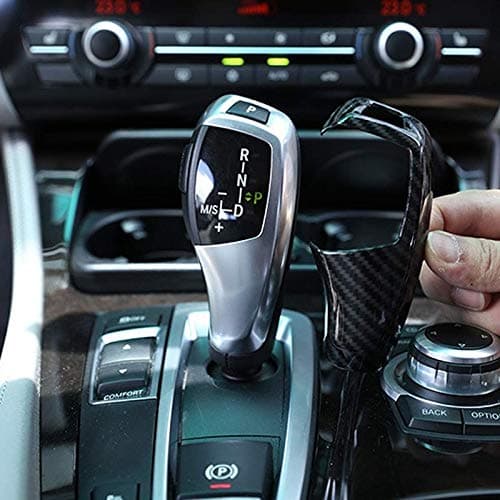 WJBABJ Ski Boot Bag Car Gear Shift Knob Cover Trim Carbon Fiber for BMW F20 F30 F31 F34 X5 F15 X6 F16 X3 F25 X4 F26 F1 — view 5