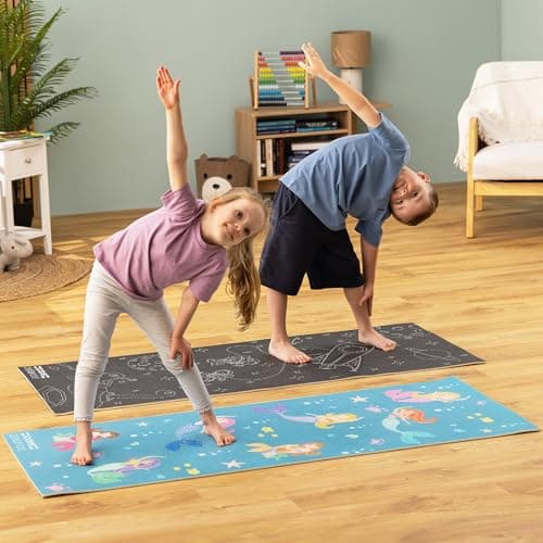 Core Balance Kids Yoga Mat, 152cm x 60cm, Space Pattern — view 2