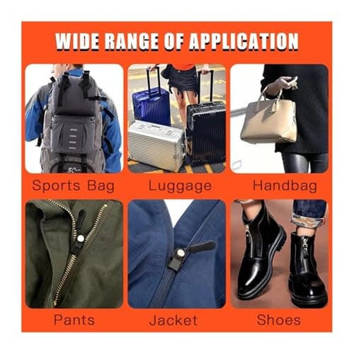 Fix Zipper Slider - Broken Zipper Repair, Zip Replacement Kit | Adjustable Zip Slider Set, Univarsal Solution, Fix on Luggage Hoodie Suitcase Outdoor Sleeping Bag — view 4