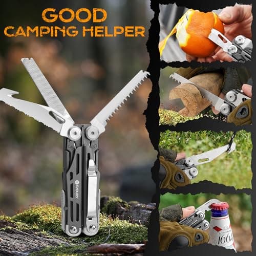 BIBURY Multitools, BI2038C Titanium Plating Multi Tool Foldable Pliers — view 4
