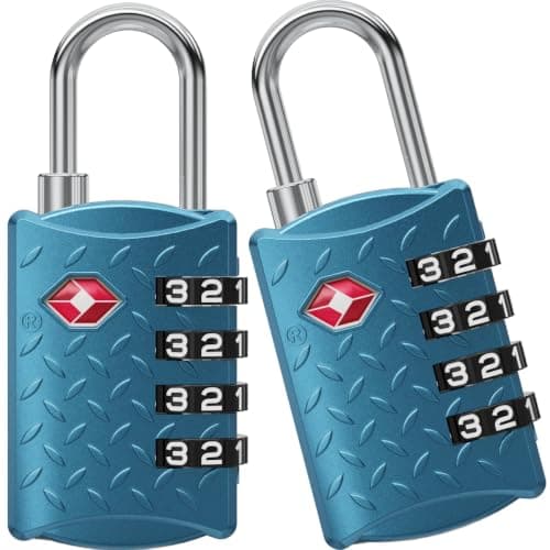 NovLock TSA Padlock for Suitcases, TSA Approved Luggage Locks for Travel