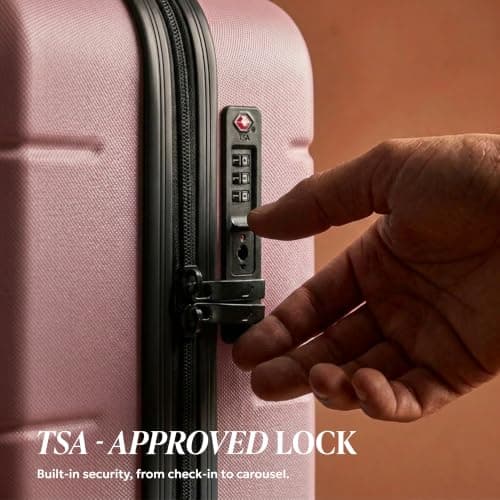 LUGG - Jetset 32 Inch Large Suitcase – Lightweight Hard Shell Luggage with TSA Lock – Water-Resistant ABS Spinner Suitcase – 4 Wheels – 86x58x31cm Travel Bag — view 6