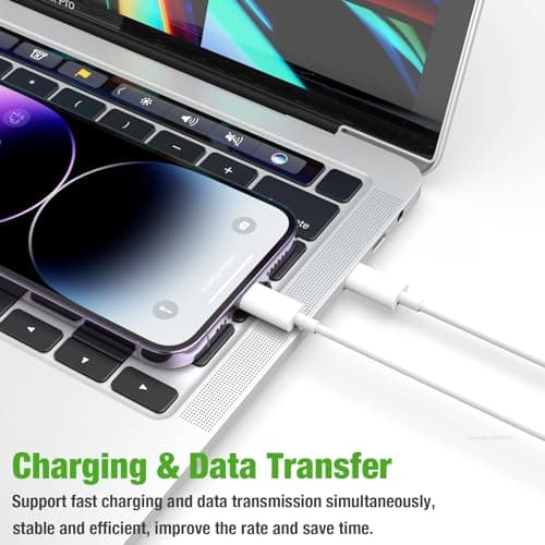 20W Fast Charger Plug with 6FT USB C to Lightning Charging Cable for iPhone — view 6