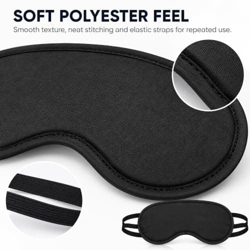 Sleep Eye Mask 20 Pack, Sleeping Blindfold for Sleep Plane Hotel Camping — view 2