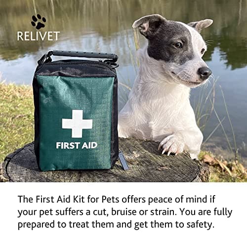 Reliance Medical Pet First Aid Kit - Essential Care for Dogs and Cats, Ideal for Travel, Camping, Home Use, Includes Saline, Bandages, Durable Rip-Stop Fabric Bag, 1 Kit — view 6