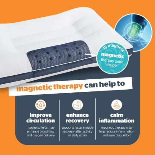 Silentnight Smart Sleep Magnetic Neck Therapy Pillow, Soothes Neck Ache — view 3