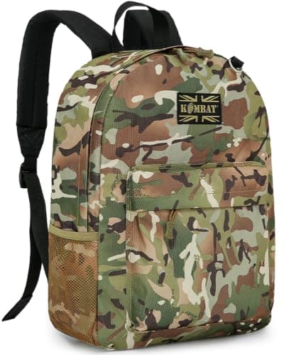 Kombat Tactical 18 Litre Street Pack Kids Bag School Bag Camo Multi Terrain British Terrain Pattern — view 2