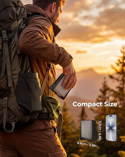 2 Pack Rechargeable LED Camping Light, 4000mAh Dimmable Lanterns with Clip & 360° Adjustable Stand, 2-in-1 Flashlight Emergency Lights for Home Power Outages, Hurricane Survival, Outdoor Hiking — view 5