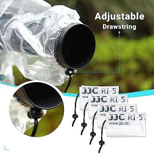 JJC 4-Pack Camera Rain Cover Waterproof for DSLR Lens up to 45cm Long — view 5