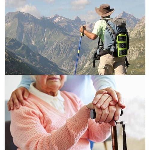 Siqian Walking Stick Wrist Strap, 2pcs Walking Stick Strap Wrist Loop For Walking Stick Accessories, Black Walking Stick Clip Strap, Walking Stick Holder Wrist Strap(Black) — view 6