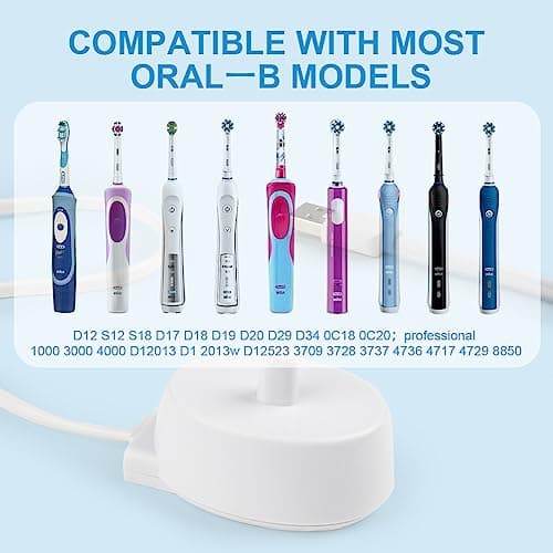 LOPHE Electric Toothbrush Charger, Toothbrushes Charging Adapter with Inductive Charging Base, Waterproof Portable Replacement USB Plug Charger, Travel Toothbrush Charger — view 3