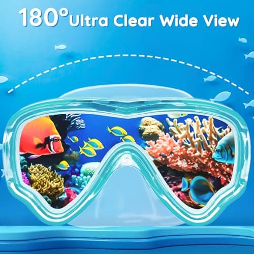 MOMUSE Kids Swim Goggles with Soft Strap, 3D Nose Cover for 3-14 Boys Girls — view 4