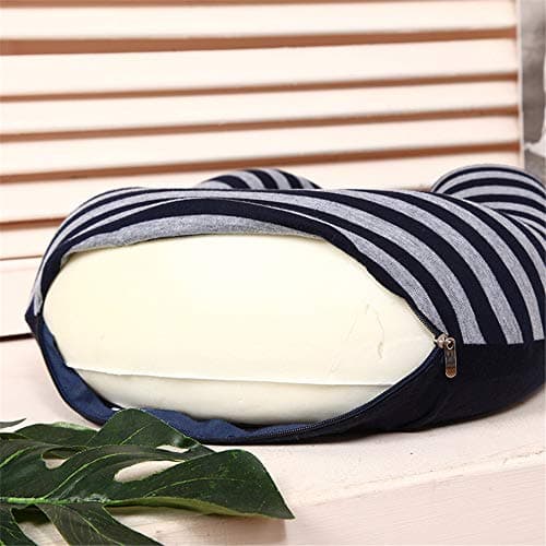 Velvet Memory Cotton U-Shaped Pillow Office Neck u-Shaped Pillow Student Pillow Aircraft Pillow,a — view 3