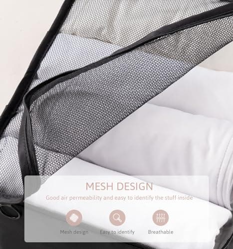 Meowoo 8-Piece Packing Cubes for Suitcases with Shoe and Toiletry Bags — view 5