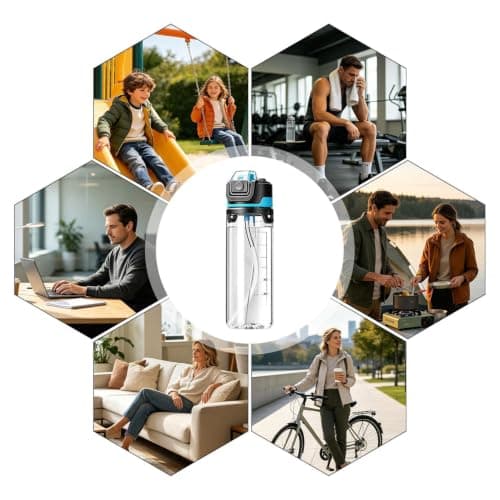 Frfik Water Bottle with Spray Mist, 800ml Drinkware — view 4