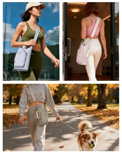 sportsnew Water Bottle Bag,Fits up to 1.2L/40oz Bottles with Phone Pocket — view 2