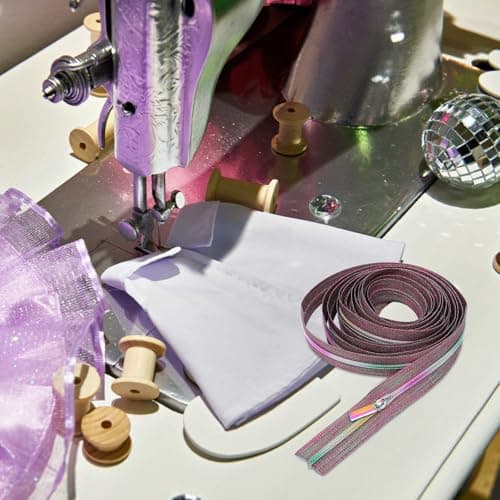 Nylon Coil Zipper Tape with 10 Detachable Pulls, DIY Sewing Kit — view 4