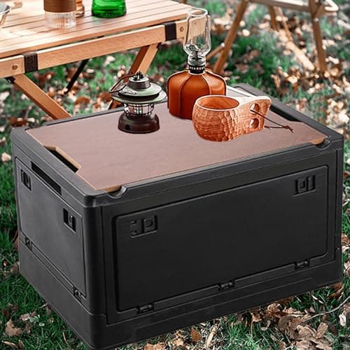 Car Trunk Storage Box, Car Folding Trunk Organizer | Auto Trunk Organizer, Storage Organizer with Cover for Fishing, Road Trips, Hiking, Camping, Picnics — view 2