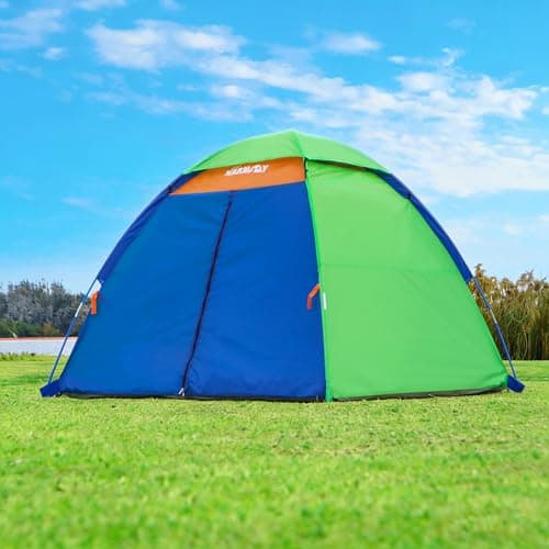 NARMAY® Play Tent Summer Camping Dome Tent for Kids Indoor/Outdoor Fun - 152 x 152 x 111 cm — view 4