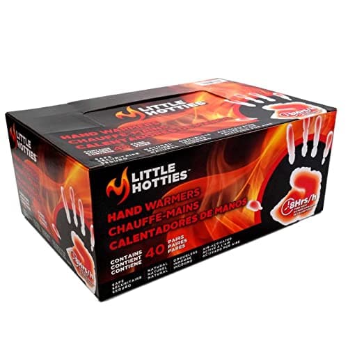 Little Hotties Hand Warmers Disposable, Up To 8 Hours Of Natural Heat, Ideal For Outdoor Winter Activities, Black, Pack of 40 — view 3