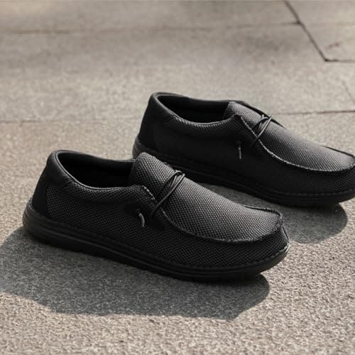 Bruno Marc Men's Slip-on Loafers Shoes,Size 10,Black,BLS211 — view 5
