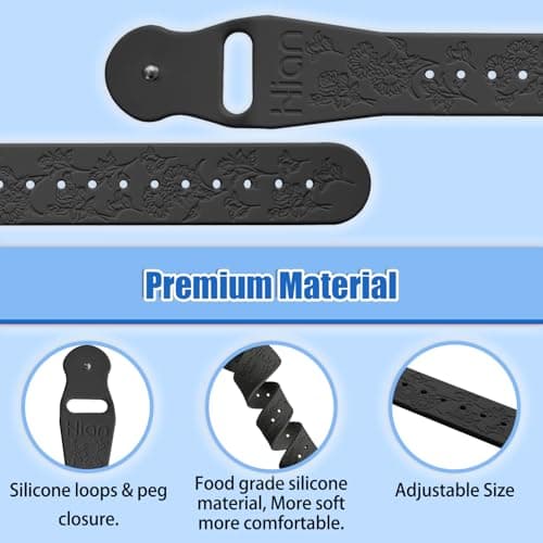 Motion Sickness Bands/Adjustable Acupressure Wristbands/Relief Waterproof Band for Nausea Morning Sickness,Motion Sickness（2Pairs-Black+Bule）-Sunflower — view 2