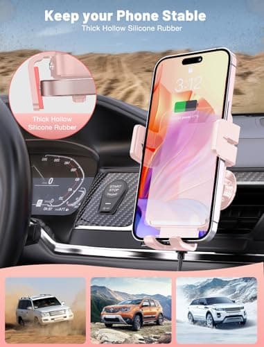 MOKPR Wireless Car Charger, 15W Car Phone Holder Wireless Charger — view 6